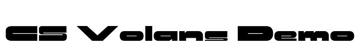 CS Volans Demo Font Image