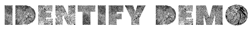 identify demo Font Image