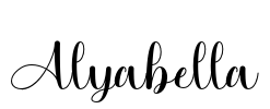 Alyabella Font Image