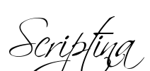 Scriptina Font Image