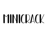 Minicrack Font Image