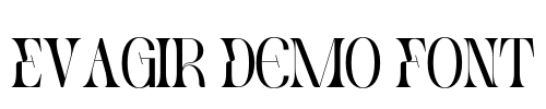 Evagir Demo Font Font Image