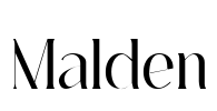 Malden Font Image