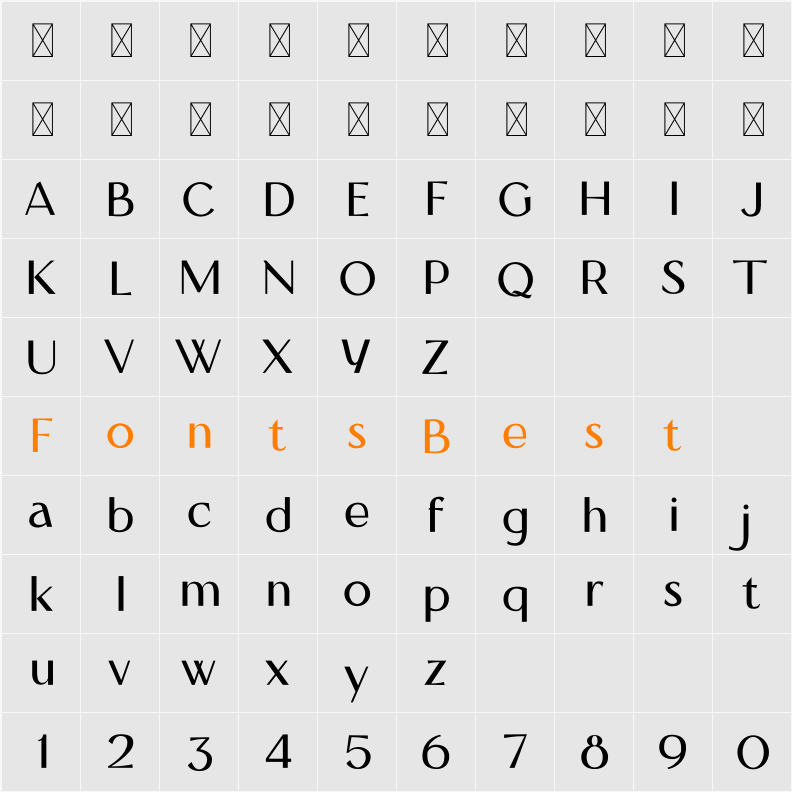 Crawling Personal Used Character Map