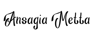Ansagia Metta Font Image