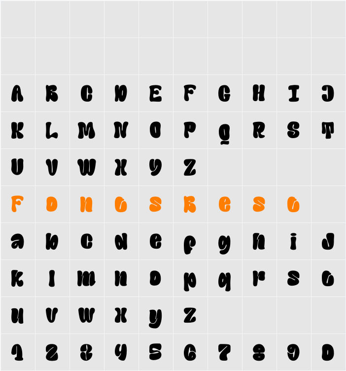 Santup Character Map