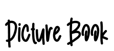 Picture Book Font Image