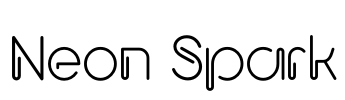 Neon Spark Font Image