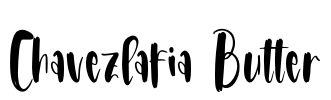 Chavezlafia Butter Font Image