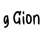 g Gion Font Image