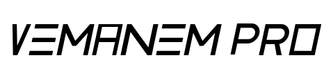 Vemanem Pro Font Image