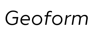 Geoform Font Image