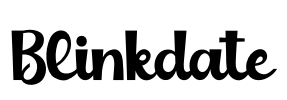 Blinkdate Font Image