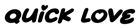 Quick Love Font Image