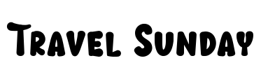 Travel Sunday Font Image