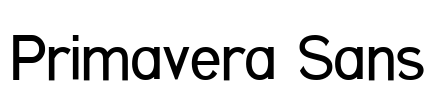 Primavera Sans Font Image