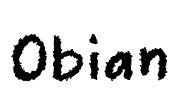 Obian Font Image