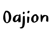 Oajion Font Image