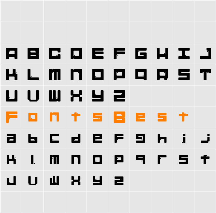 Cuez_Ver5 Character Map