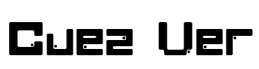 Cuez_Ver5 Font Image