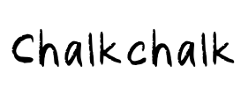 Chalkchalk Font Image
