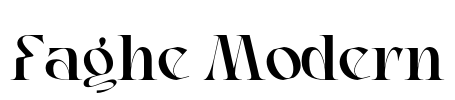 Faghe Modern Font Image