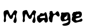 M Marge Font Image