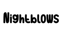 Nightblows Font Image