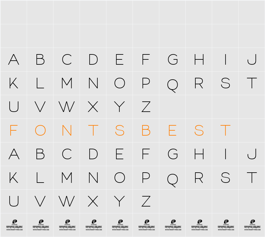 Loede Light Character Map