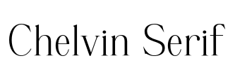 Chelvin Serif Font Image
