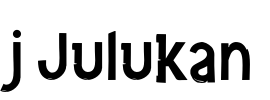 j Julukan Font Image
