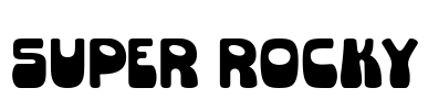 Super Rocky Font Image