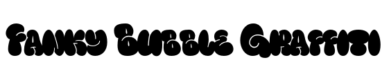 Fanky Bubble Graffiti Font Image