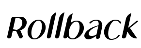 Rollback Font Image