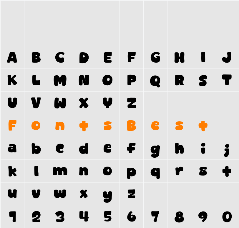 More January Character Map