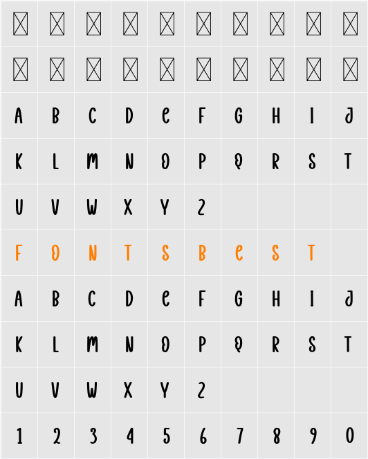 Ghosted Character Map