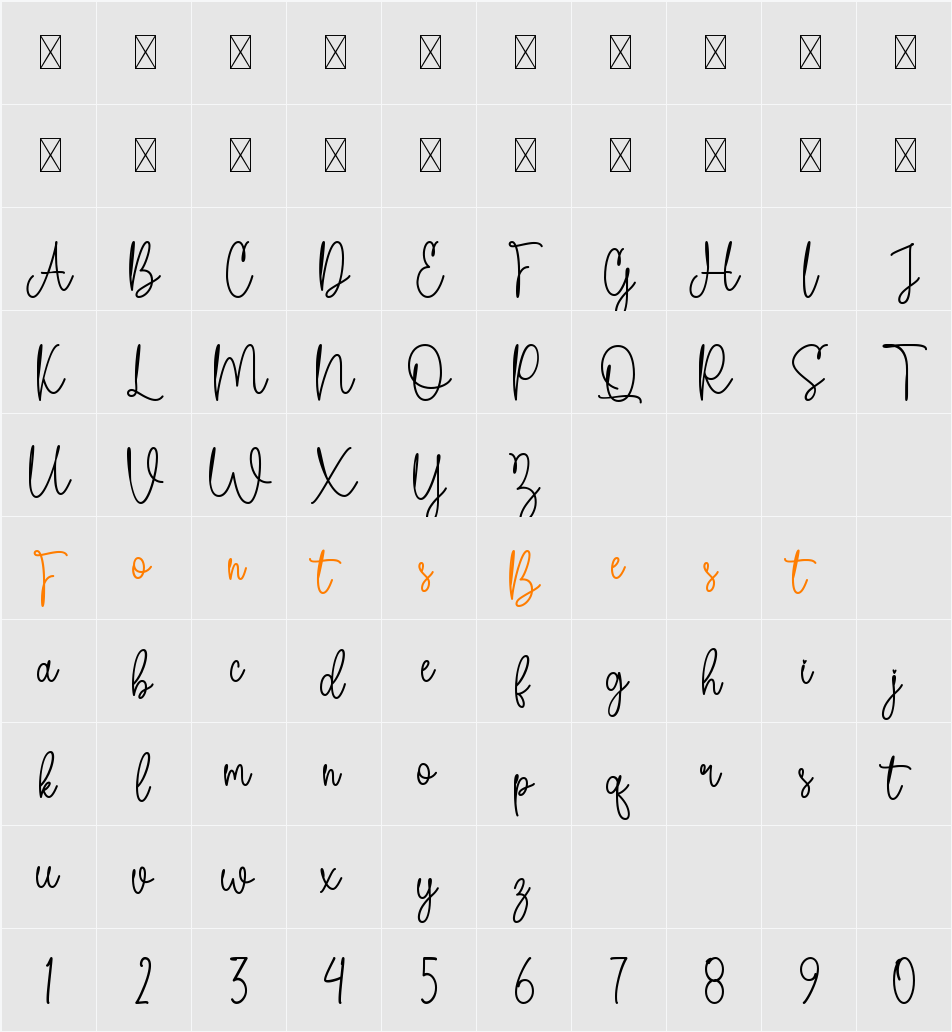Alisiya Character Map