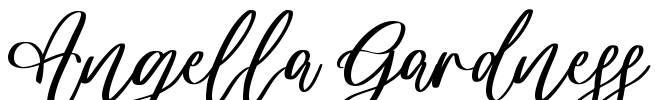 Angella Gardness Font Image