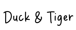 Duck & Tiger Font Image