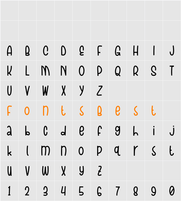 Wild Bouncy Character Map
