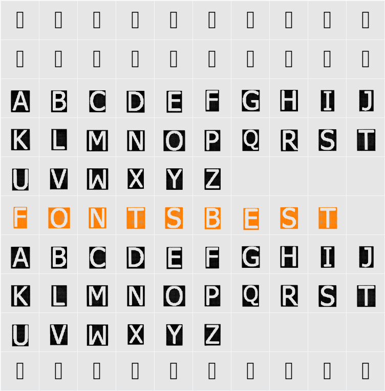Dalaska Character Map