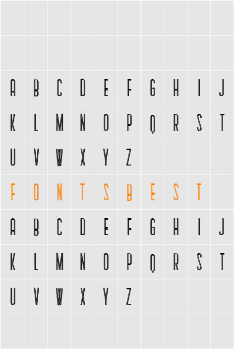 Porker Character Map