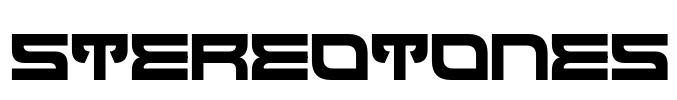Stereotones Font Image