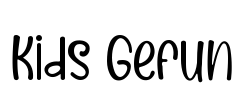 Kids Gefun Font Image