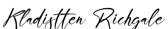 Kladistten Richgale Font Image