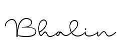 Bhalin Font Image