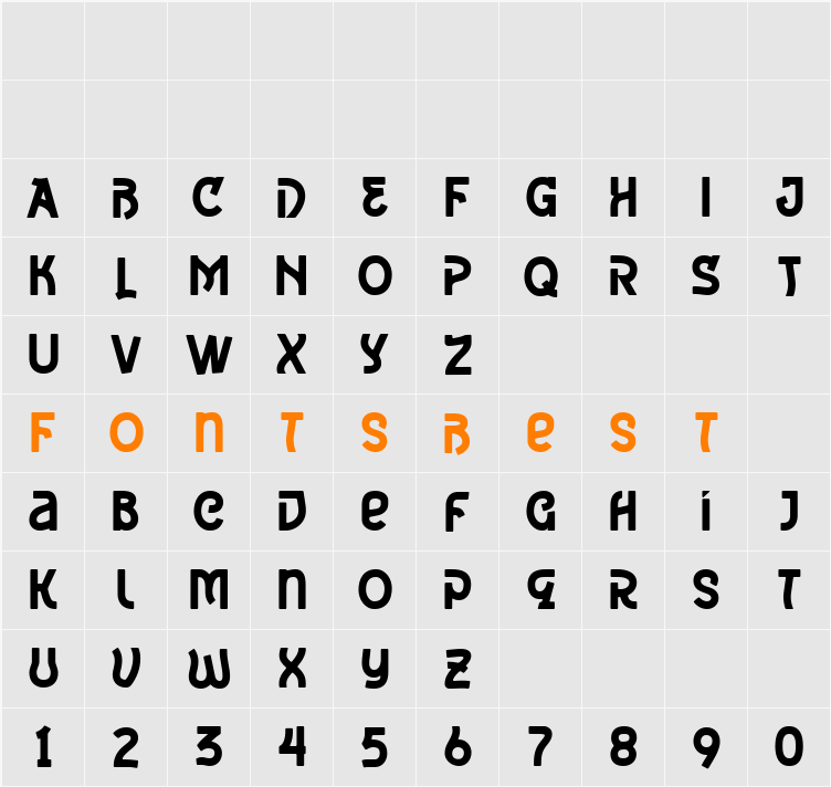Kicaps Character Map