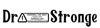 Dr.Stronge Font Image