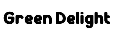 Green Delight Font Image