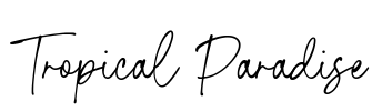 Tropical Paradise Font Image